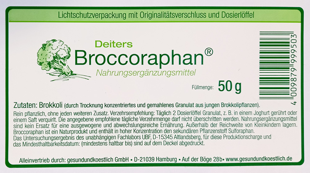Broccoraphan  50 g Pulver